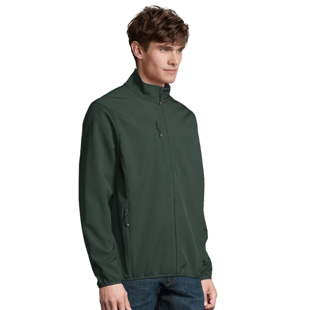 Veste Softshell homme à fermeture éclair en polyester recyclé